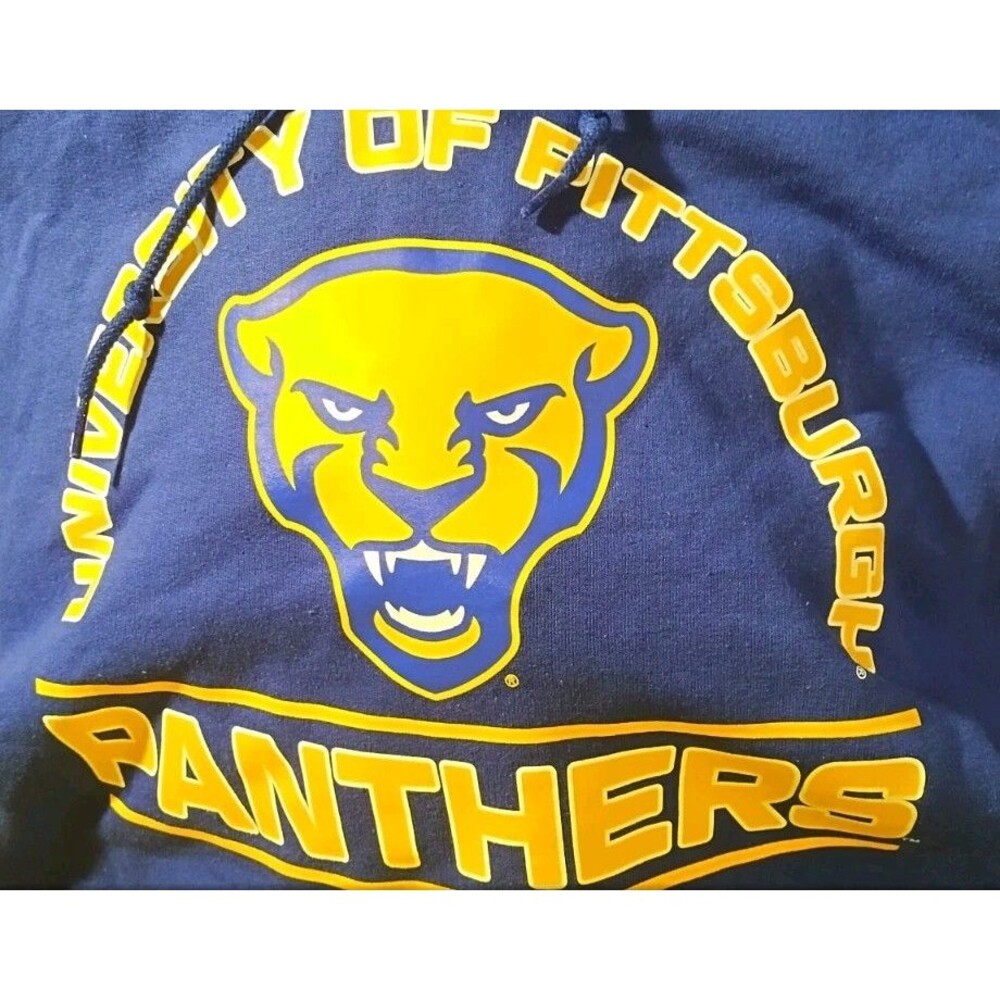 New University Of Pittsburgh Panthers Hooded Sweatshirt With Tags Medium M Adult